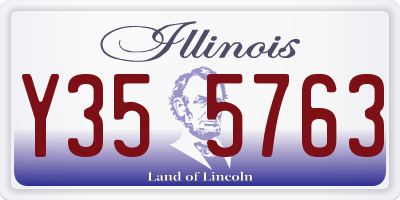 IL license plate Y355763