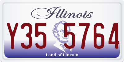IL license plate Y355764