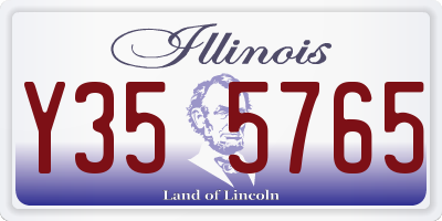 IL license plate Y355765