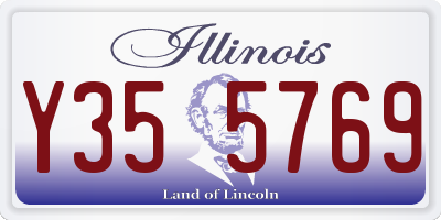 IL license plate Y355769