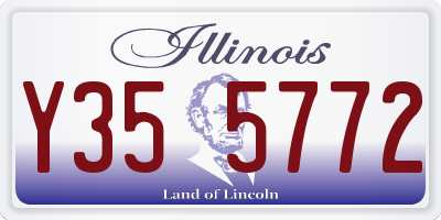 IL license plate Y355772