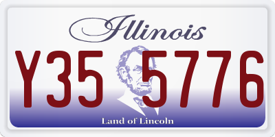 IL license plate Y355776