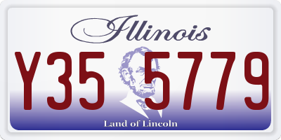 IL license plate Y355779