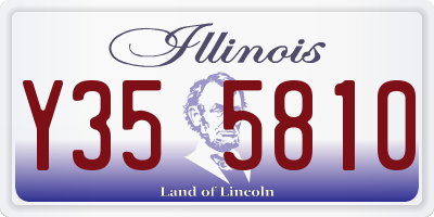 IL license plate Y355810