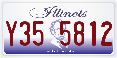 IL license plate Y355812