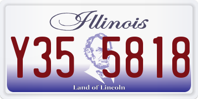 IL license plate Y355818