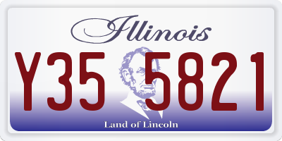 IL license plate Y355821