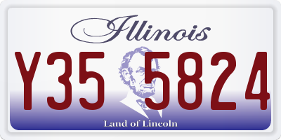 IL license plate Y355824