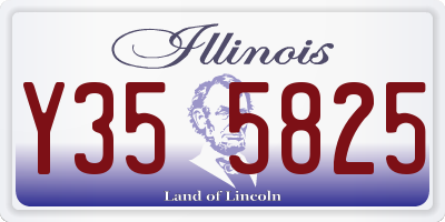 IL license plate Y355825