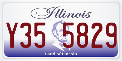 IL license plate Y355829
