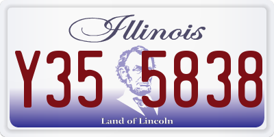 IL license plate Y355838