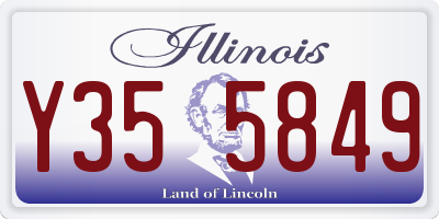 IL license plate Y355849