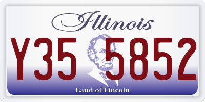 IL license plate Y355852