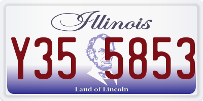 IL license plate Y355853
