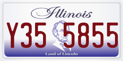 IL license plate Y355855