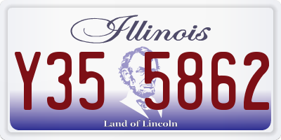 IL license plate Y355862