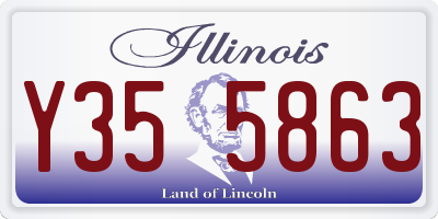IL license plate Y355863