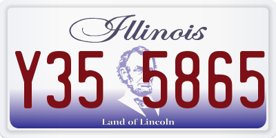 IL license plate Y355865