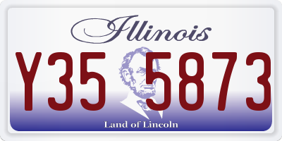 IL license plate Y355873