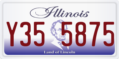 IL license plate Y355875