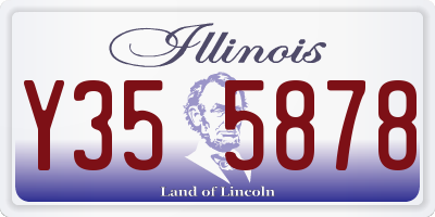 IL license plate Y355878