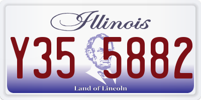 IL license plate Y355882