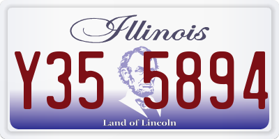 IL license plate Y355894