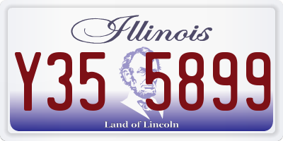 IL license plate Y355899