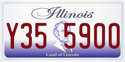 IL license plate Y355900