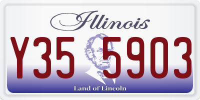IL license plate Y355903