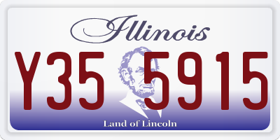 IL license plate Y355915