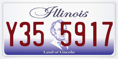 IL license plate Y355917