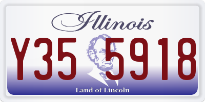 IL license plate Y355918