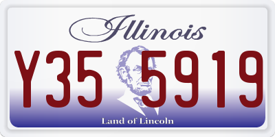 IL license plate Y355919
