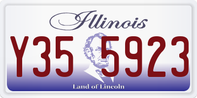 IL license plate Y355923
