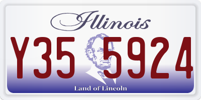 IL license plate Y355924