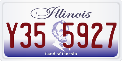 IL license plate Y355927