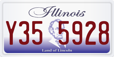 IL license plate Y355928