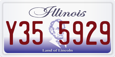 IL license plate Y355929