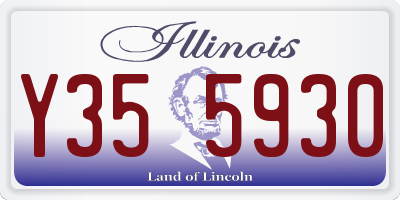 IL license plate Y355930