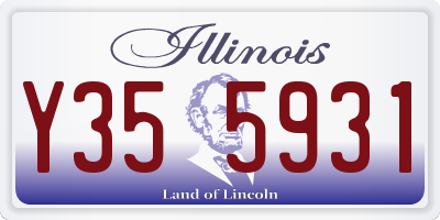 IL license plate Y355931