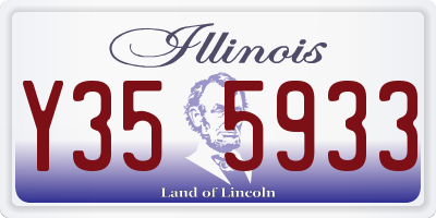 IL license plate Y355933