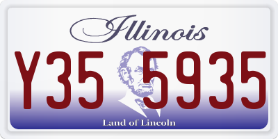 IL license plate Y355935