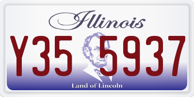 IL license plate Y355937