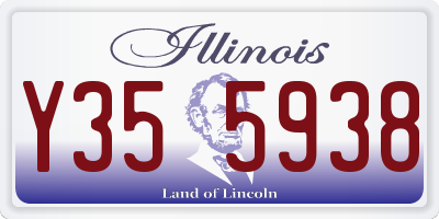 IL license plate Y355938