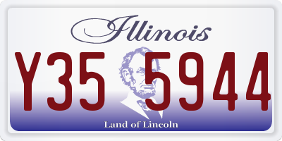 IL license plate Y355944