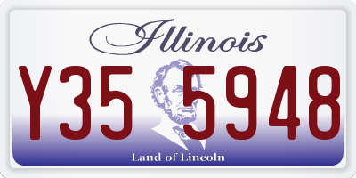 IL license plate Y355948