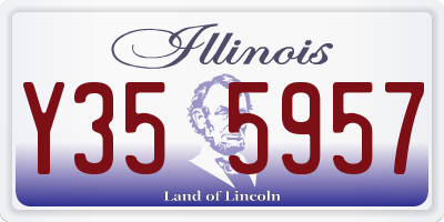 IL license plate Y355957