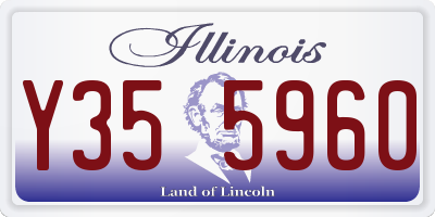 IL license plate Y355960