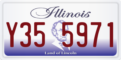 IL license plate Y355971